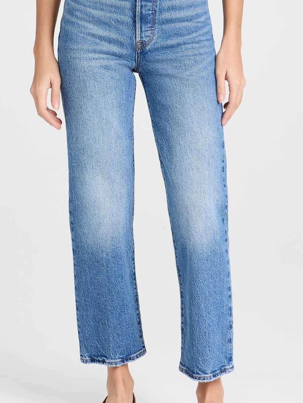 Levis Ribcage Ankle Jeans